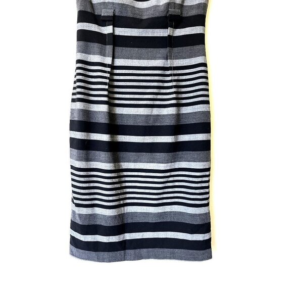 Calvin Klein Black Grey Ponte Sheath Dress  2 - Picture 3 of 13